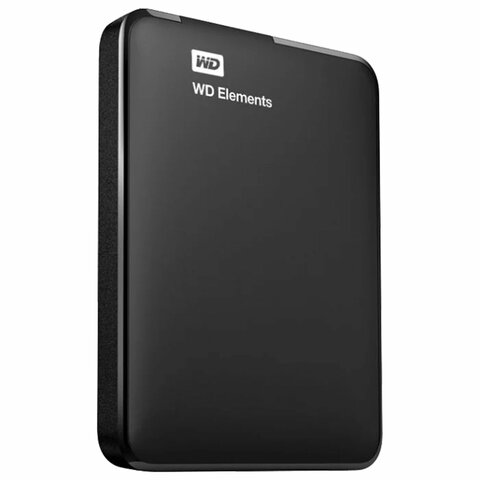 Внешний жесткий диск WD Elements Portable 1TB 2.5" USB 3.0 черный, WDBMTM0010BBK-EEUE