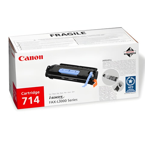 Картридж лазерный CANON (714) L3000 / 3000IP, ресурс 4500 страниц, оригинальный, 1153B002